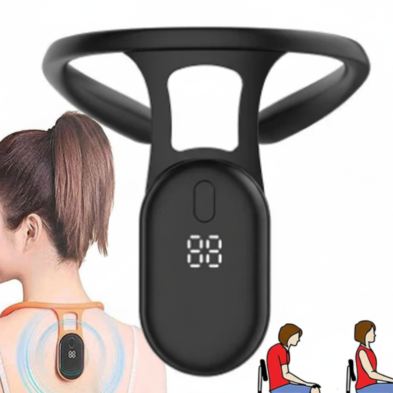 Correcteur de Posture Intelligent avec Capteur d'Angle | Aligna