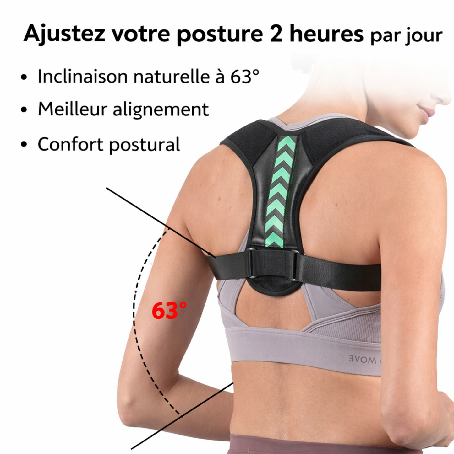 Harnais Correcteur de Posture Épaules & Dos
