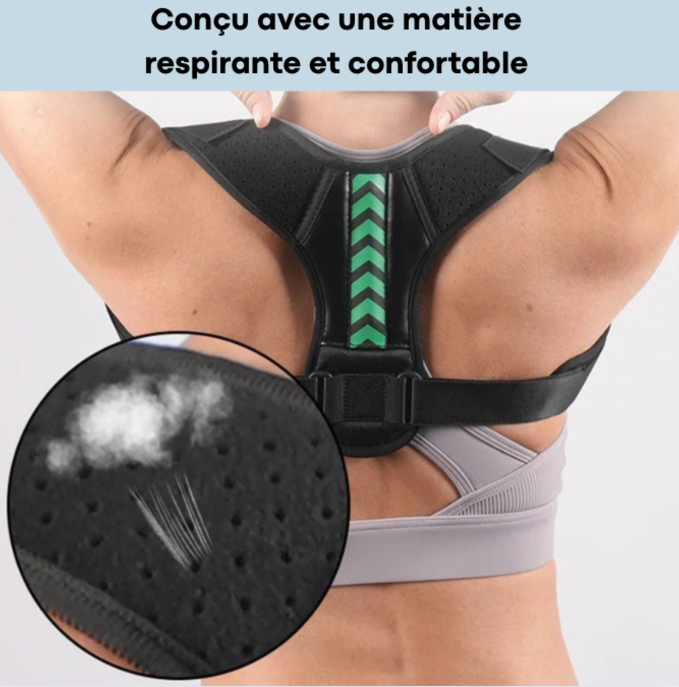 Harnais Correcteur de Posture Épaules & Dos