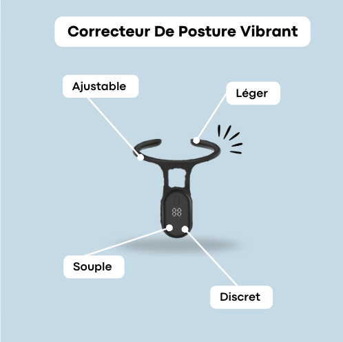 Correcteur de Posture Vibrant | PostureLight