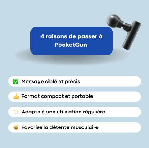 Mini Pistolet de Massage de Poche | PocketGun