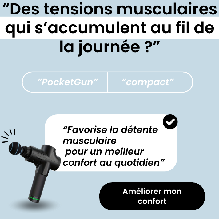 Pistolet de Massage Musculaire à Percussion | PowerPulse