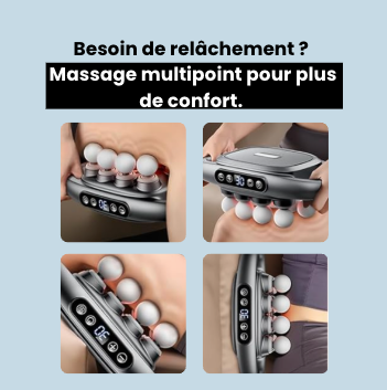 Pistolet de Massage Tissus Profonds Multi-Têtes | DeepRelief