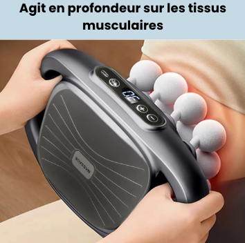 Pistolet de Massage Tissus Profonds Multi-Têtes | DeepRelief