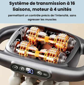 Pistolet de Massage Tissus Profonds Multi-Têtes | DeepRelief