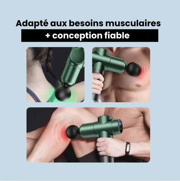 Pistolet de Massage Intelligent avec Écran | SmartPulse