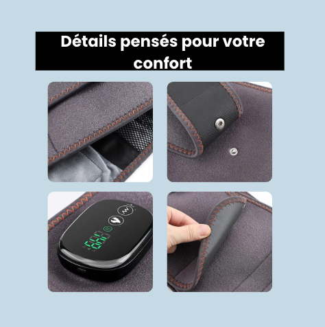 Ceinture Chauffante & Massante Dos | HeatMassage