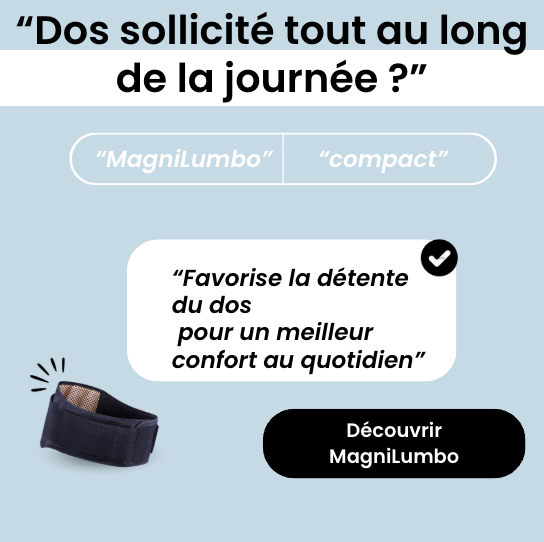 Ceinture Dos Auto-Chauffante Magnétique | MagniLumbo