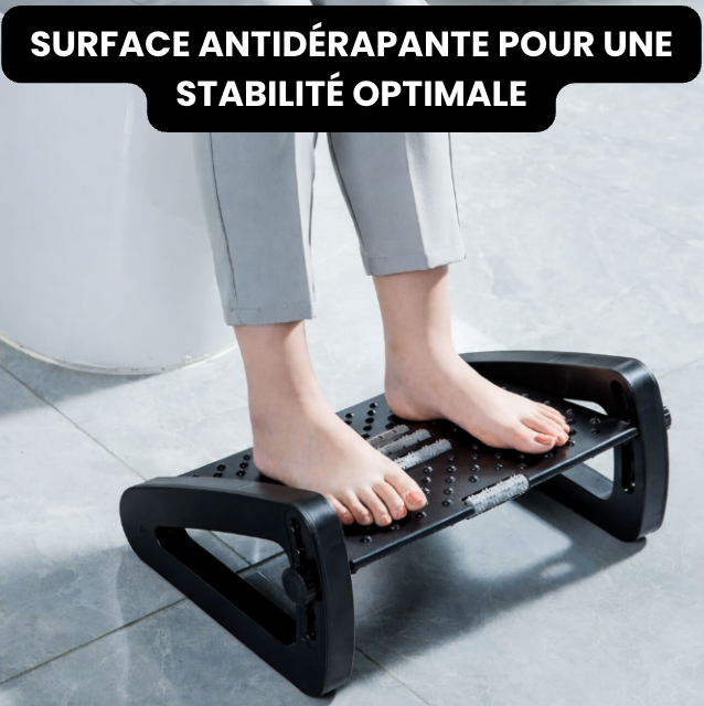 Repose-Pied de Bureau Massant | ErgoFoot Pro