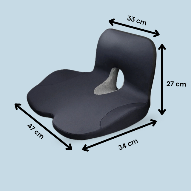 Coussin Coccyx Forme L Ergonomique | CoccyAlign Pro