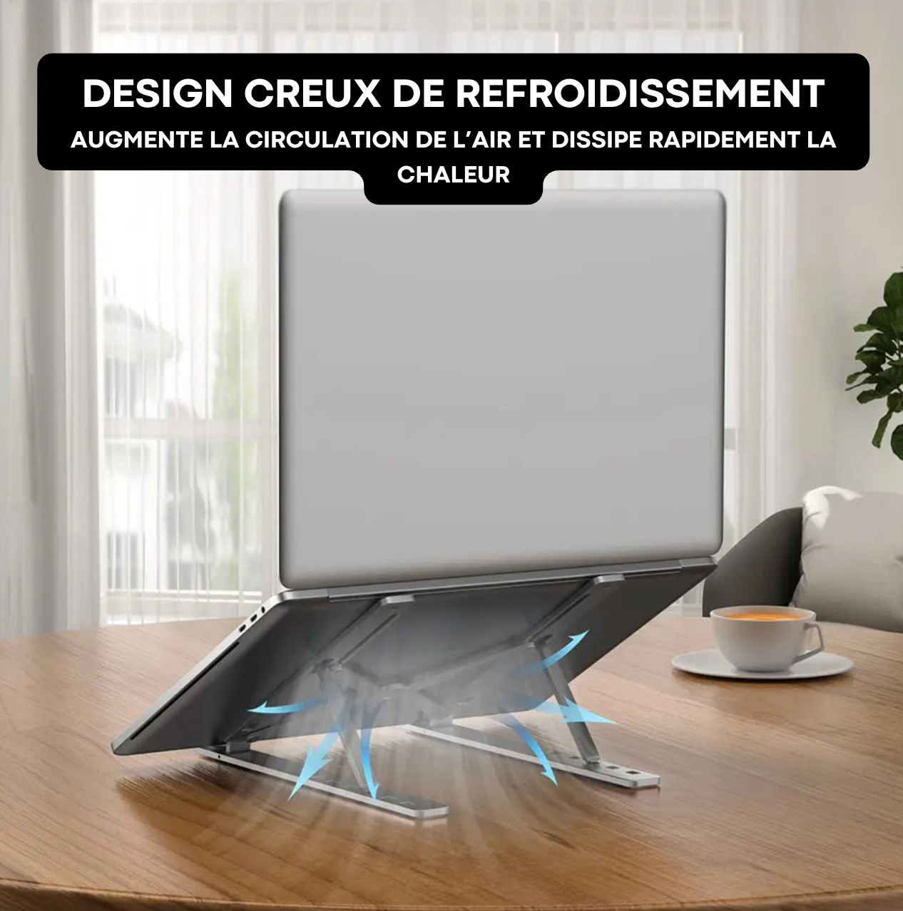 Support PC Fixe Aluminium Design Ultra-Mince | SlimPro