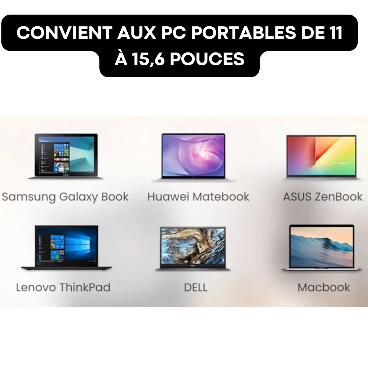 Support PC Fixe Aluminium Design Ultra-Mince | SlimPro