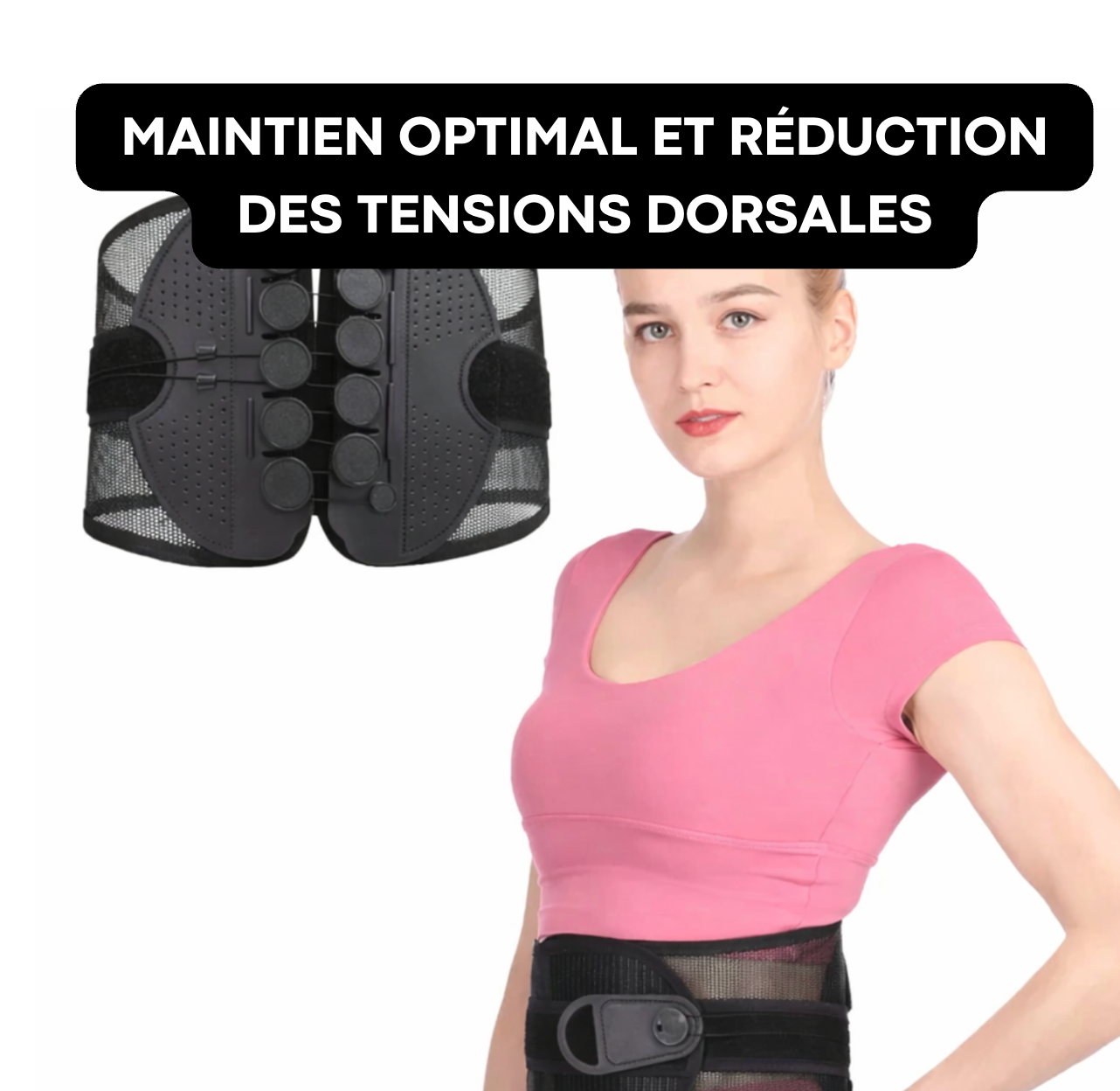 Ceinture Lombaire Correcteur de Posture | LumboAlign Pro