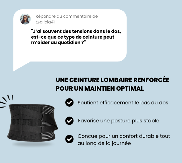 Ceinture Lombaire Renforcée Maintien Maximal | LumboStrong Pro