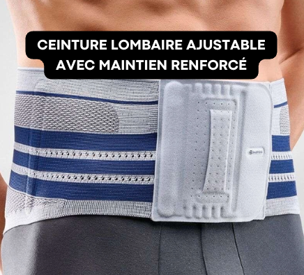 Ceinture Lombaire Renforcée Flexible & Souple | LumboFlex