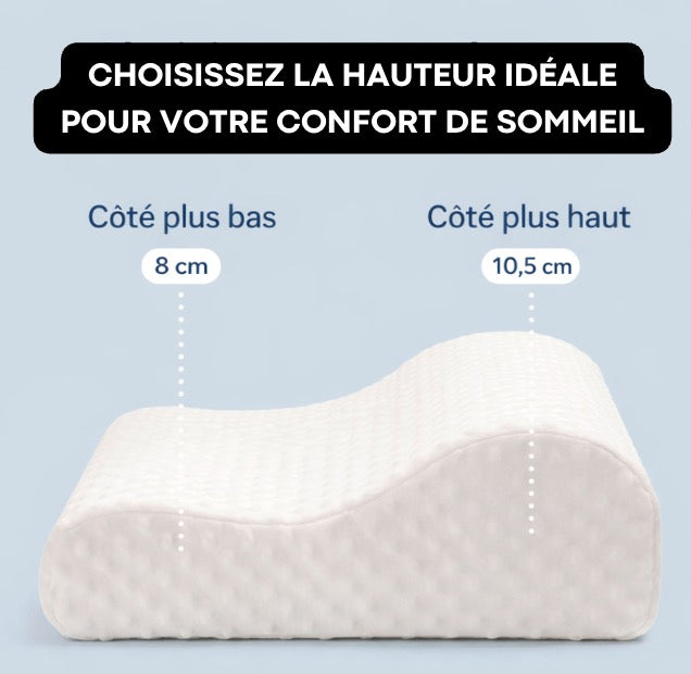 Coussin Cervical Mémoire de Forme | CerviMemory Pro