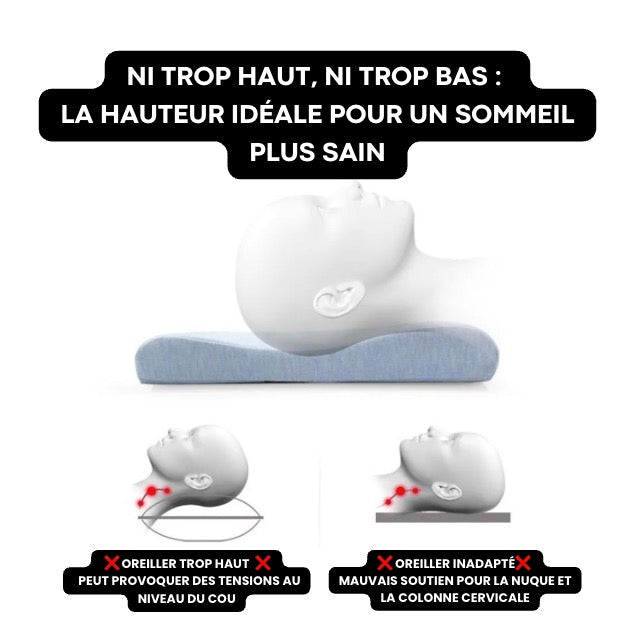 Coussin Cervical Bas | CerviLow Pro