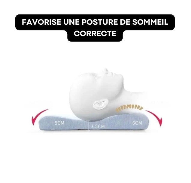 Coussin Cervical Bas | CerviLow Pro