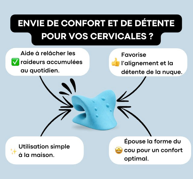 Coussin de Traction Cervicale | CerviTraction Pro
