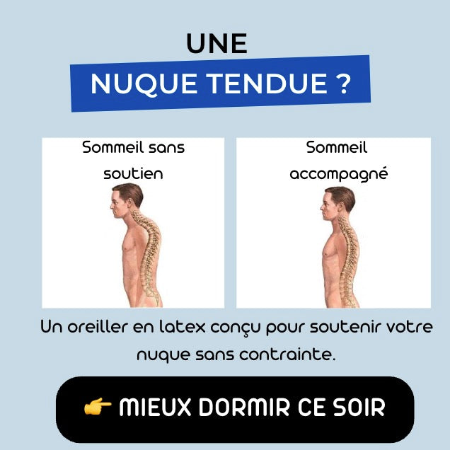 Coussin Cervical Latex Naturel | CerviLatex Pro