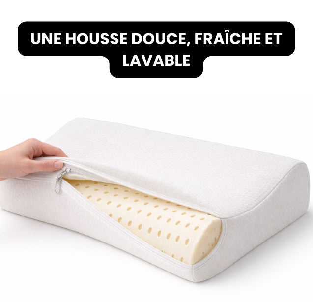 Coussin Cervical Latex Naturel | CerviLatex Pro