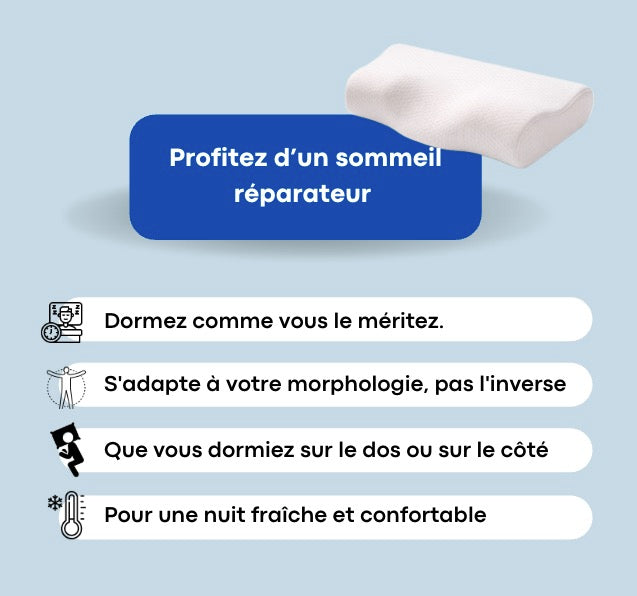 Coussin Cervical Ergonomique Papillon | CerviButterfly