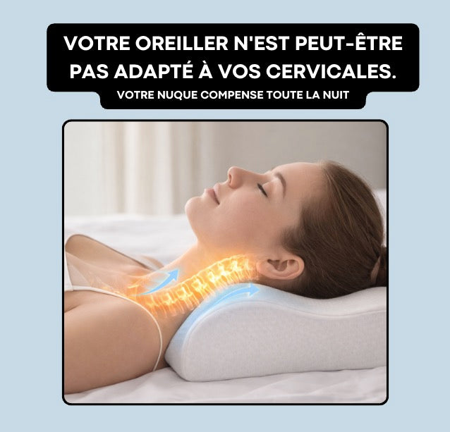 Coussin Cervical Ergonomique Papillon | CerviButterfly