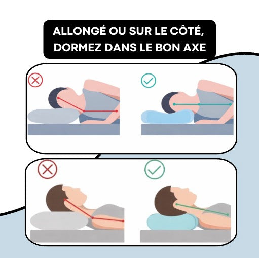 Coussin Cervical Mémoire de Forme Bambou | CerviBamboo