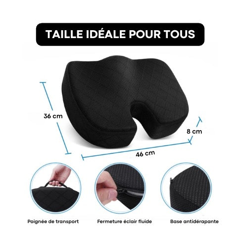 Coussin Coccyx Mémoire de Forme | CoccyRelief Pro