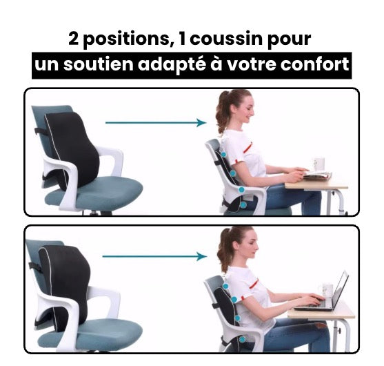 Coussin À Mémoire De Forme Pour Le Dos | MemoryBack