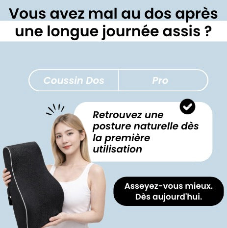 Coussin À Mémoire De Forme Pour Le Dos | MemoryBack