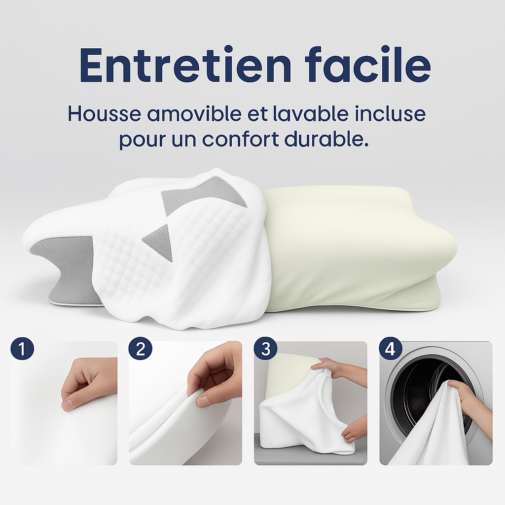 Coussin Cervical Ergonomique | ErgoNeck