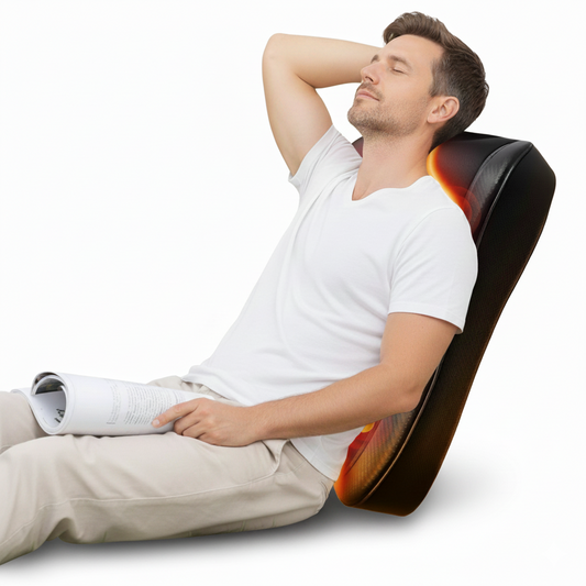Coussin de Massage Shiatsu Chauffant 2-en-1 | DuoHeat