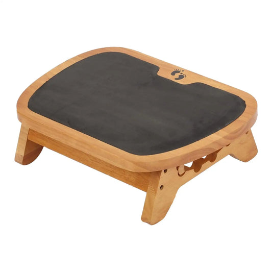 Repose-Pied de Bureau en Bois | ErgoFoot Wood