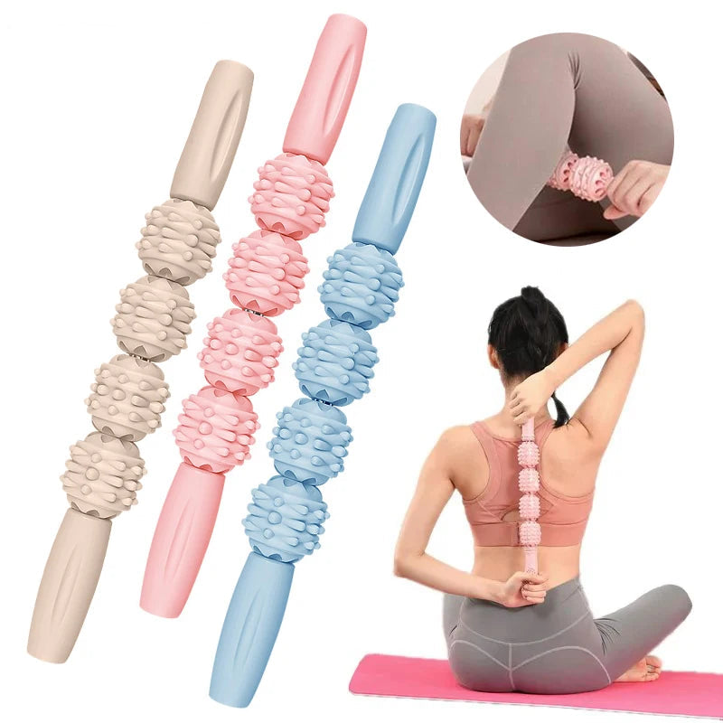 Bâton de Massage Dos à Picots | SpineRoll Pro