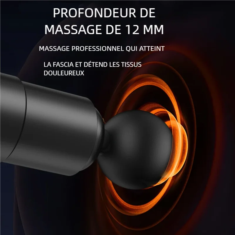 Pistolet de Massage Intelligent avec Écran | SmartPulse