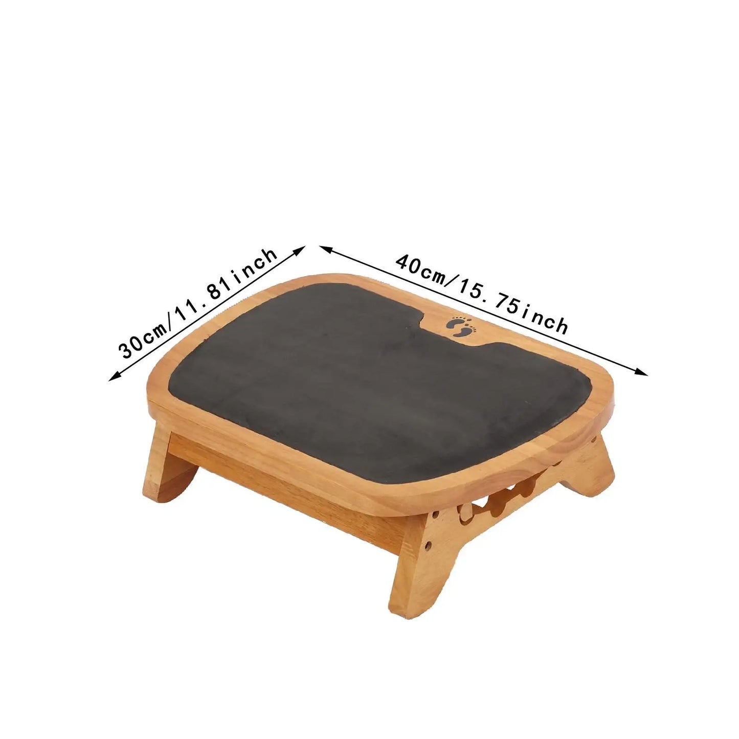 Repose-Pied de Bureau en Bois | ErgoFoot Wood
