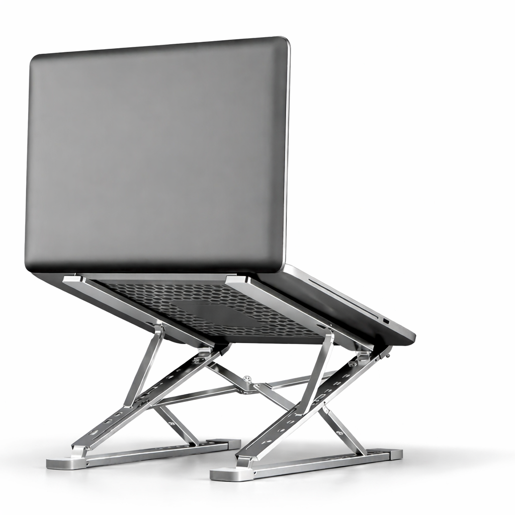 Support PC Pliable Aluminium Format Poche | FoldDesk